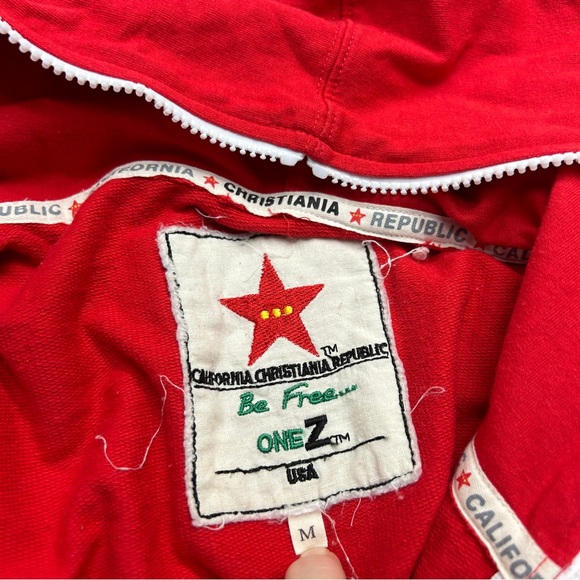 California Christiania Republic OneZ Jumpsuit Red - Picture 5 of 7